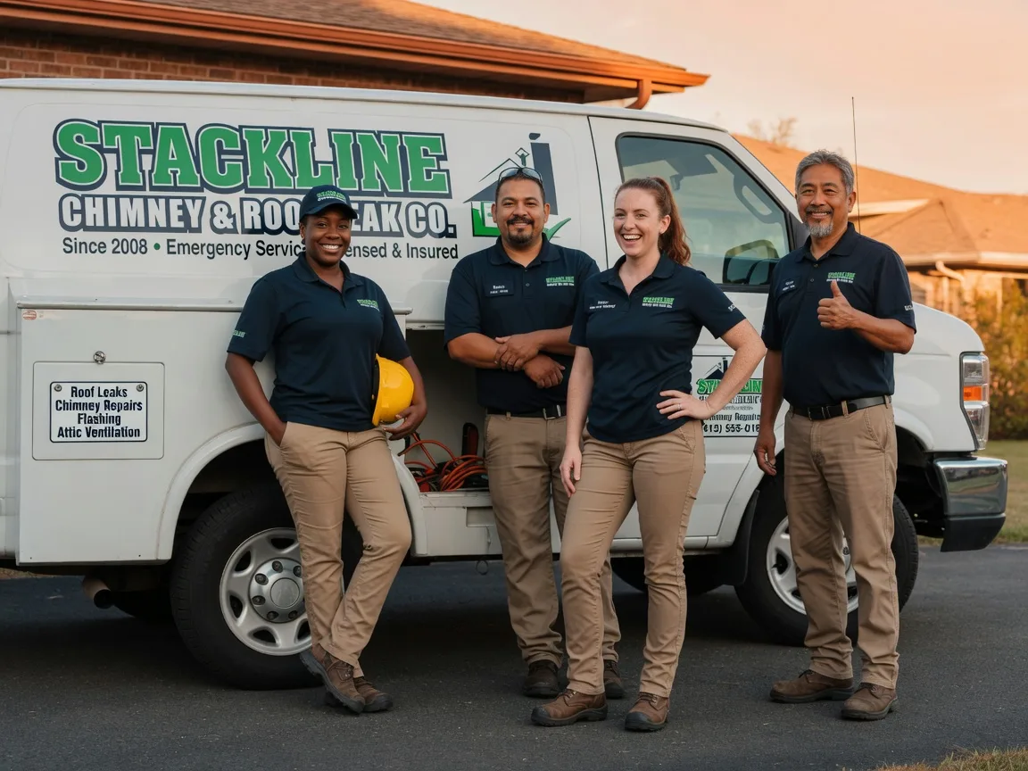Chimney flashing repair company in Larue, TX